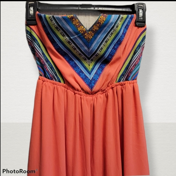 Super fun strapless deb dress, small - Picture 2 of 6